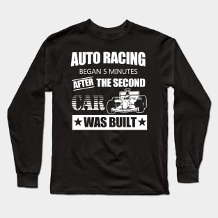 Auto Racing Long Sleeve T-Shirt